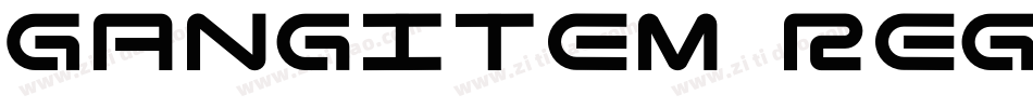 Gangitem Regular字体转换